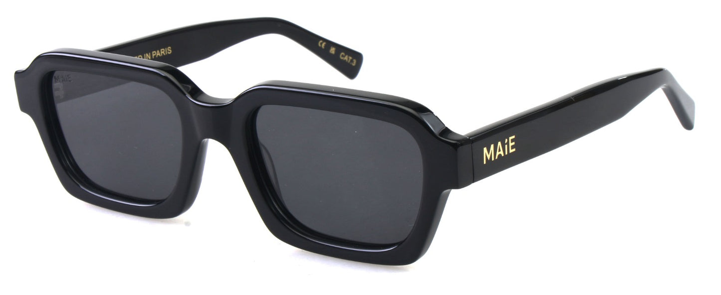 Ro - Black Grey Square Sunglasses