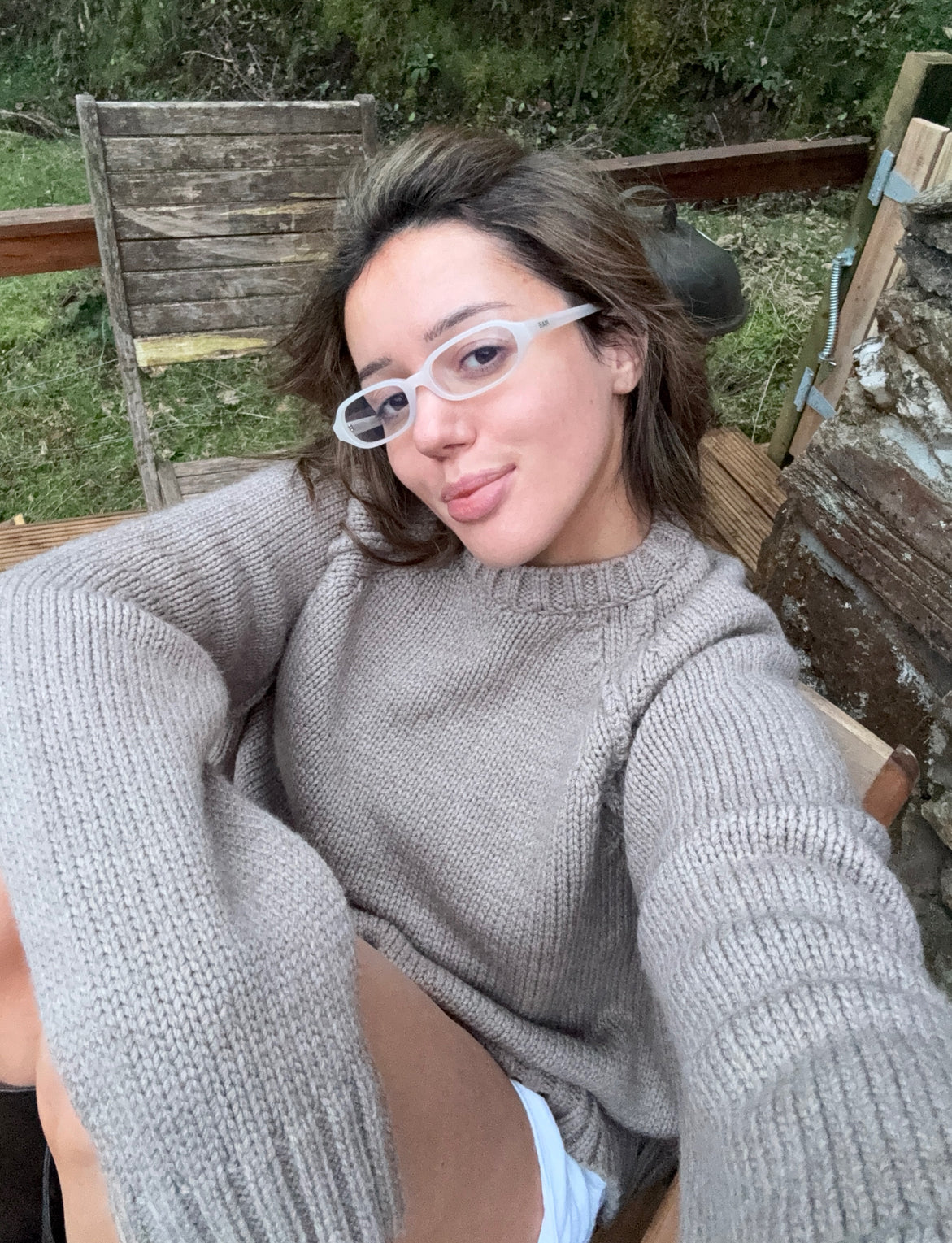 Iris - Cotton Cream | Anti-Blue Light Frames