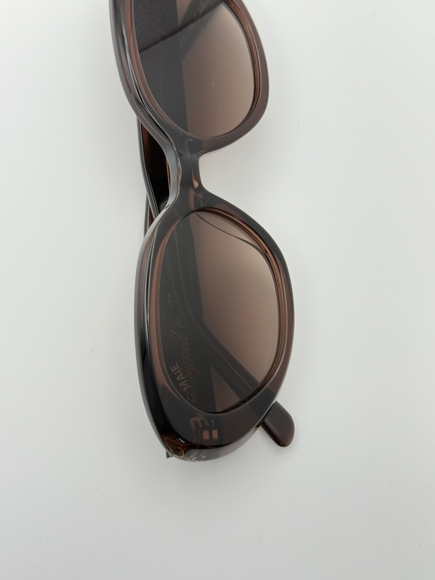 Azrou - Mocha Brown Round Sunglasses