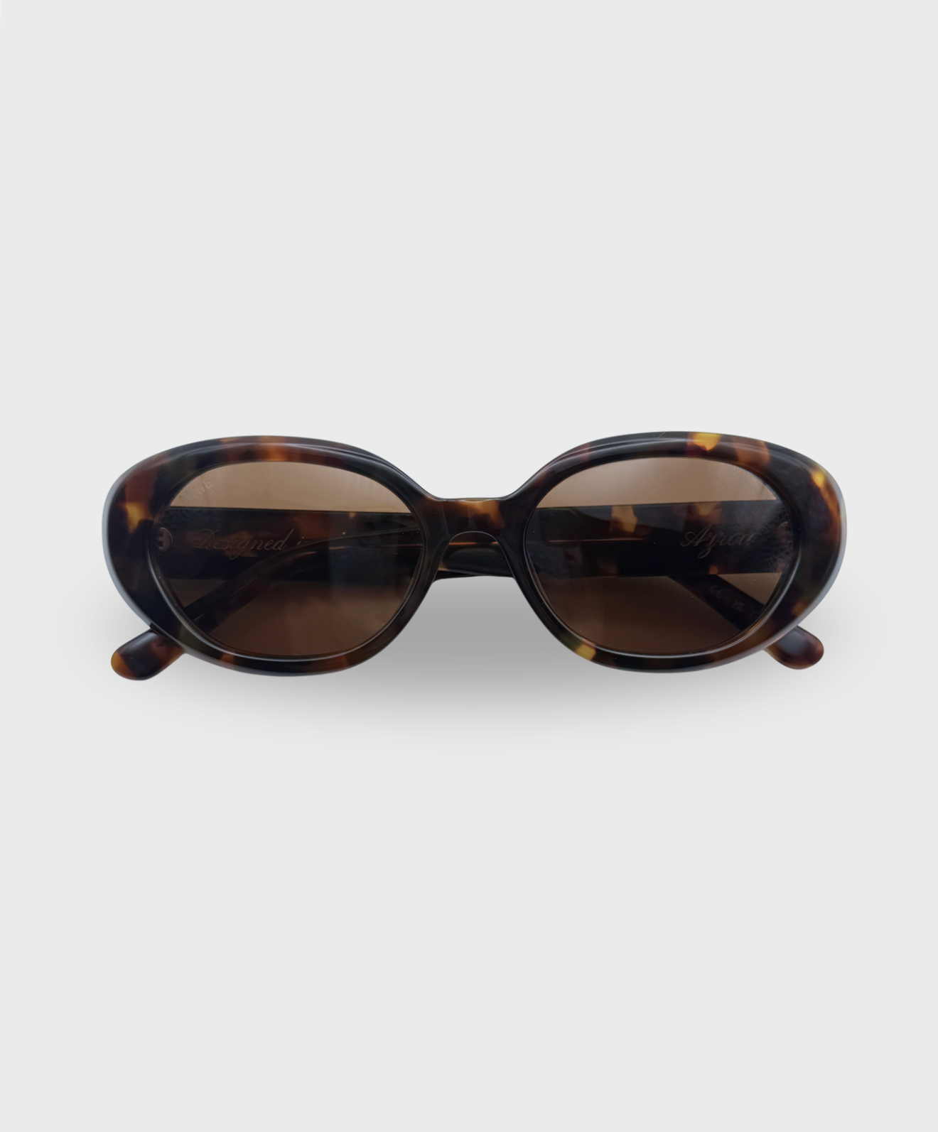 Azrou - Havana Brown Round Sunglasses